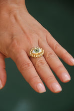 Load image into Gallery viewer, Big Evil Eye Ring GOLD PLATED
