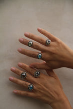 Load image into Gallery viewer, Big Evil Eye Ring SILVER