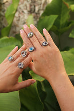 Load image into Gallery viewer, Big Evil Eye Ring SILVER