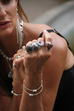 Load image into Gallery viewer, Black Baroque Pearl Ring