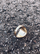 Load image into Gallery viewer, Full Moon Signet GOLD PLATED