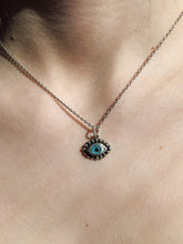 Load image into Gallery viewer, "Bolitas" Evil Eye Necklace SILVER