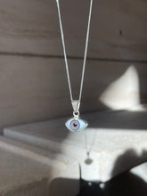 Load image into Gallery viewer, Simple Eye Necklace SILVER