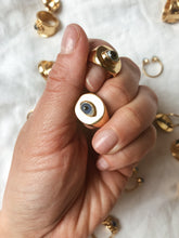 Load image into Gallery viewer, Full Moon Signet GOLD PLATED