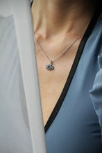 Load image into Gallery viewer, "Bolitas" Evil Eye Necklace SILVER