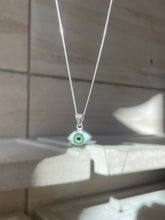 Load image into Gallery viewer, Simple Eye Necklace SILVER