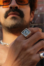 Load image into Gallery viewer, The Countess Oxidized Silver Ring