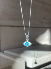 Load image into Gallery viewer, Simple Eye Necklace SILVER