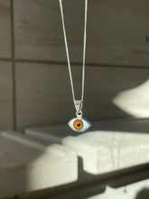 Load image into Gallery viewer, Simple Eye Necklace SILVER