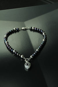 REINVENT: Black Pearl Grey Jumbo Necklace