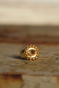"Bolitas" Signet Ring GOLD PLATED