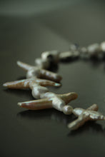 Charger l&#39;image dans la galerie, REINVENT: Revolt Cross Pearl Necklace
