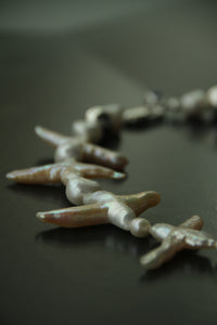 REINVENT: Revolt Cross Pearl Necklace