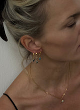 Load image into Gallery viewer, Mini Eye Hoops Gold Plated
