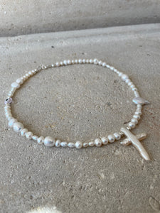 Del Cielo Pearl Necklace