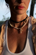 Load image into Gallery viewer, Del Cielo Pearl Necklace Gold Plated
