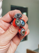Load image into Gallery viewer, Small Evil Eye Ring SILVER

