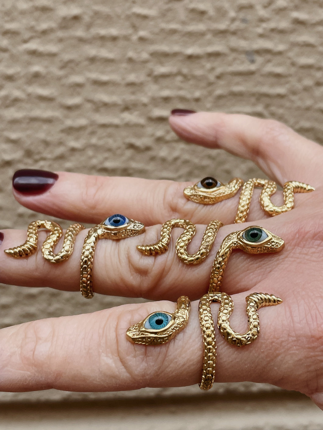 The Serpent Ring GOLD PLATED