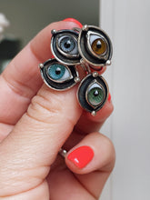 Charger l&#39;image dans la galerie, Small Evil Eye Ring SILVER
