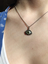 Load image into Gallery viewer, &quot;Bolitas&quot; Evil Eye Necklace SILVER
