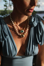 Load image into Gallery viewer, Pyrites and Pearls Necklace
